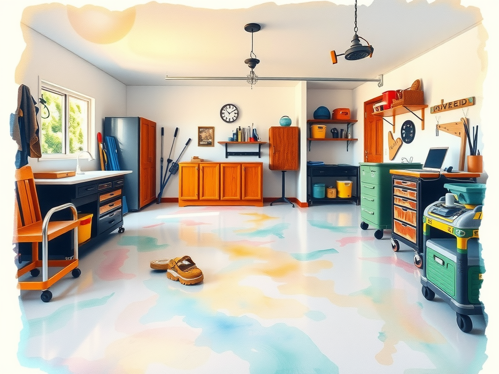 Epoxy Floor Color Options Transform Spaces }