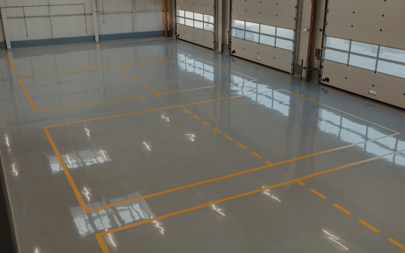 Polyaspartic Epoxy for McKinney Businesses: Integrated Smart Features